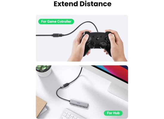 UGREEN USB 3.0 Extension Cable (1.5m) – 5Gbps High-Speed Data Transfer - Universal Compatibility